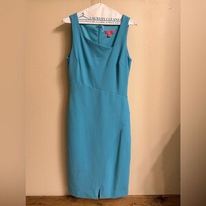 Elegant Blue Sleeveless Dress